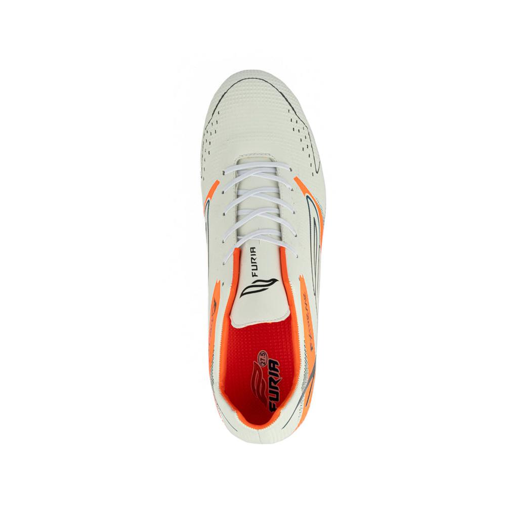 Foto 6 pulgar | Tenis Zapato Futbol Soccer Taquete Adulto Furia Modelo 108 Blanco