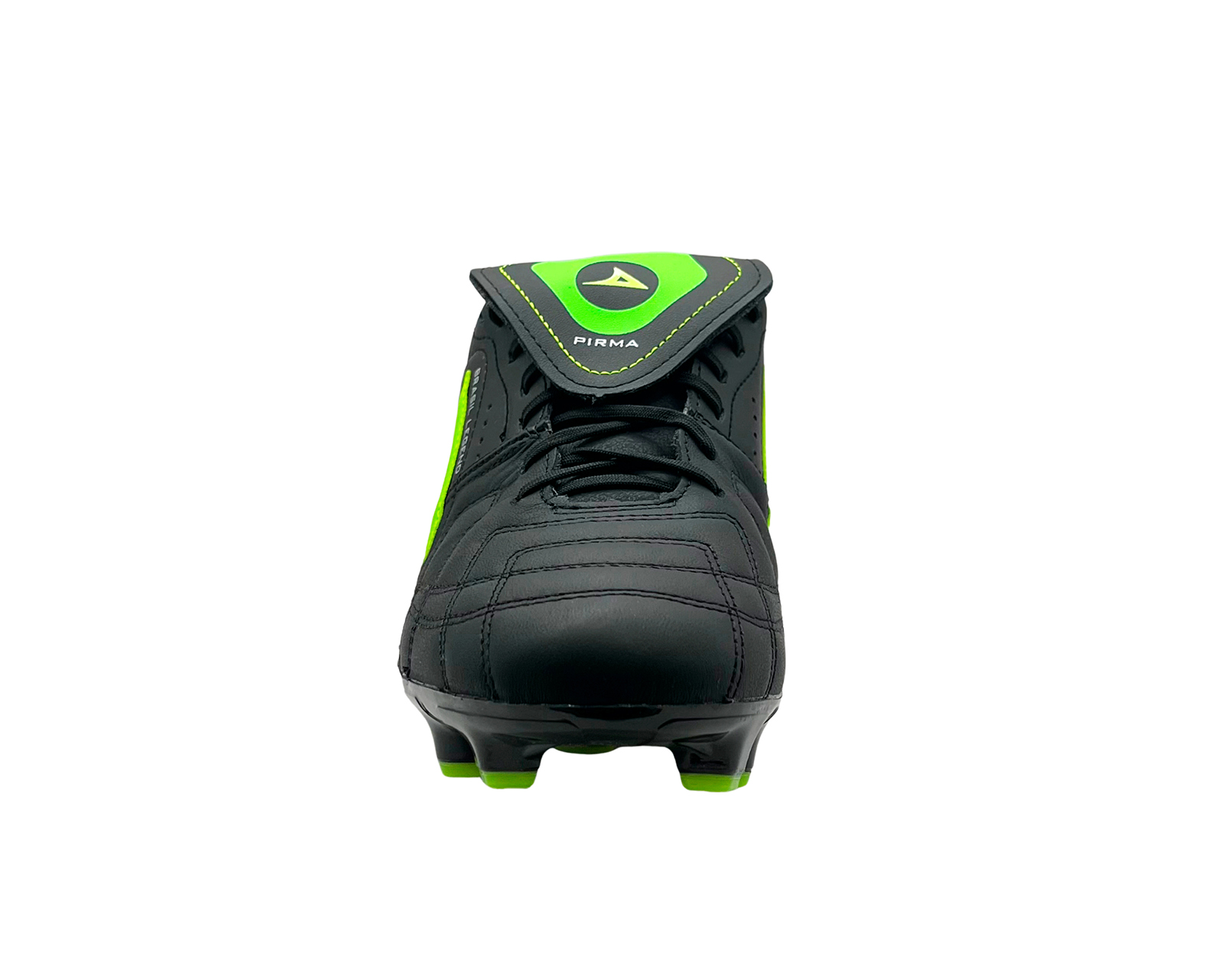 Foto 7 pulgar | Tenis Pirma Brasil  Zapatos De Fútbol  Para Hombre Negro Con Verde  Tacos Fg