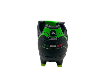 Foto 7 | Tenis Pirma Brasil Zapatos De Fútbol Para Hombre Negro Con Verde Tacos Fg