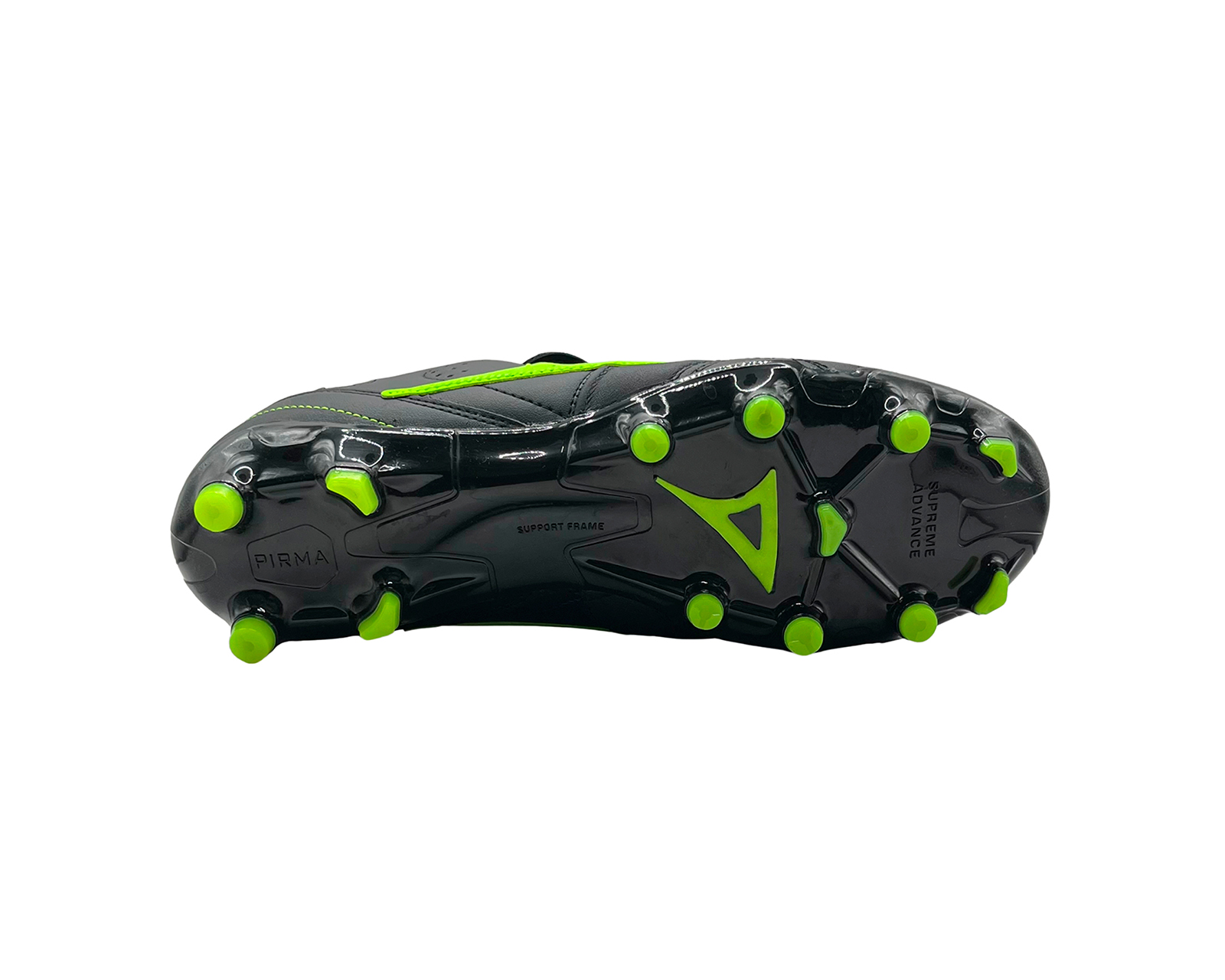 Foto 9 pulgar | Tenis Pirma Brasil  Zapatos De Fútbol  Para Hombre Negro Con Verde  Tacos Fg
