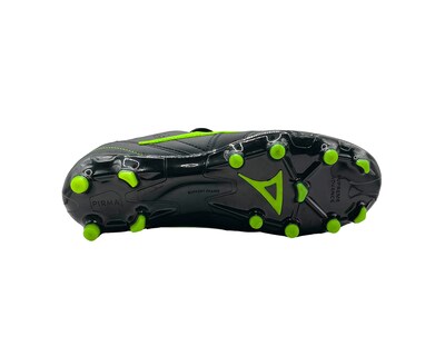 Foto 8 | Tenis Pirma Brasil Zapatos De Fútbol Para Hombre Negro Con Verde Tacos Fg