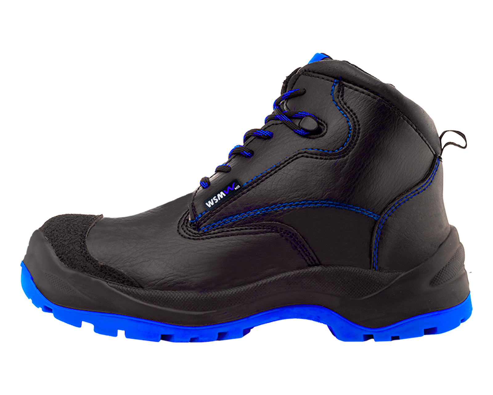 Zapato De Seguridad Industrial Wsm 2957-mt Color Negro - Cómodo Y Ligero