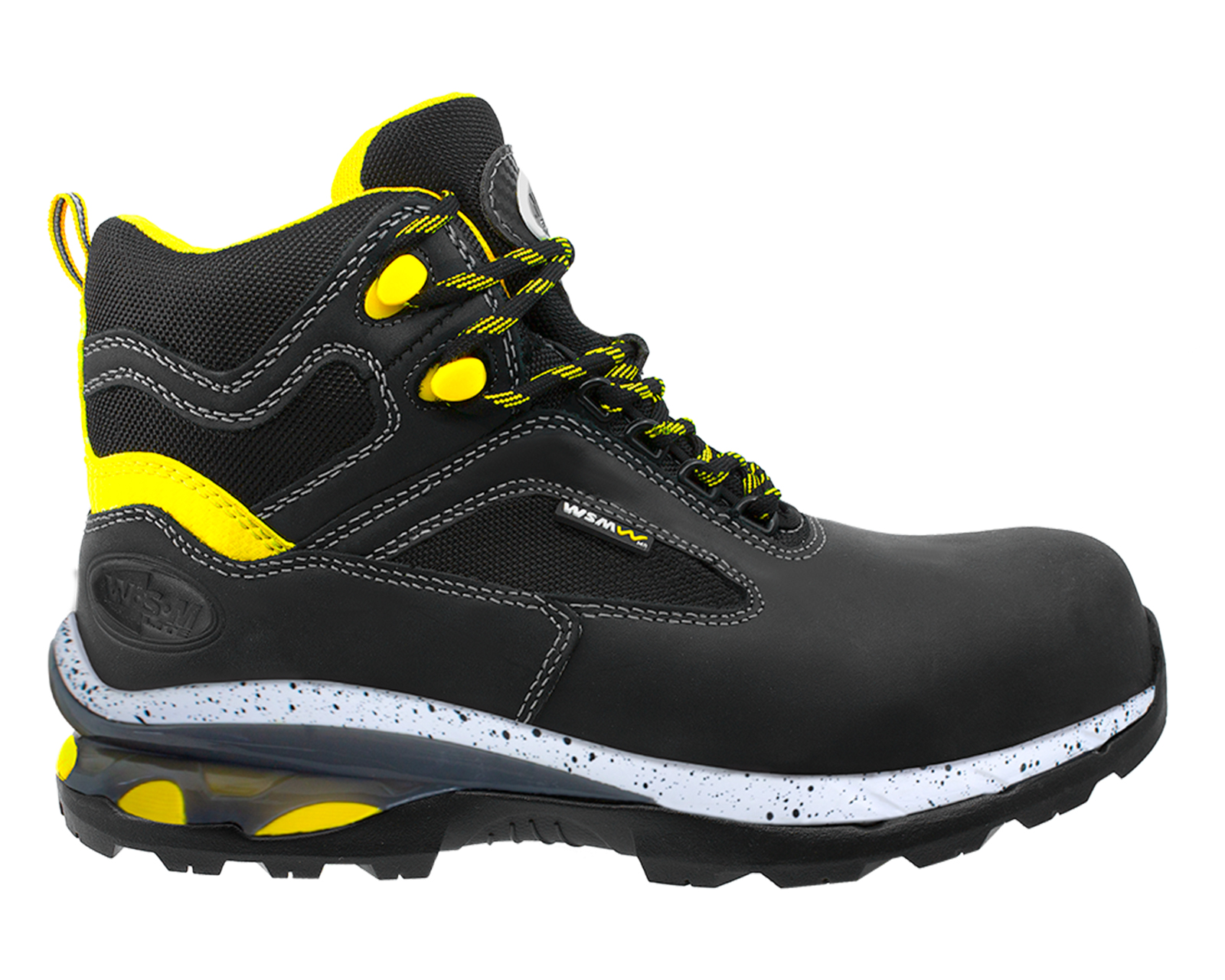 Foto 1 | Zapato De Seguridad Ultraligero Wsm Comet Lite Color Negro - Cómodo Y Dieléctrico