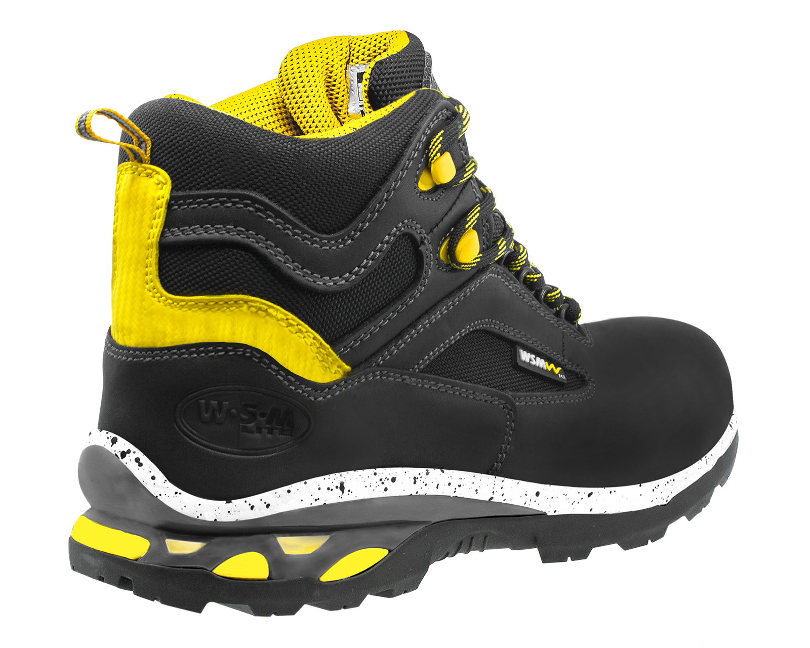 Foto 3 | Zapato De Seguridad Ultraligero Wsm Comet Lite Color Negro - Cómodo Y Dieléctrico