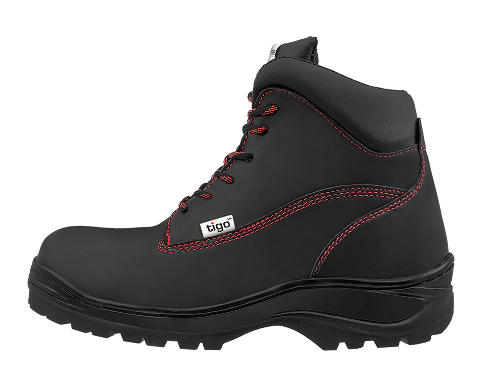 Zapato De Seguridad Industrial 9007-d Color Negro - Cómodo Y Dieléctrico