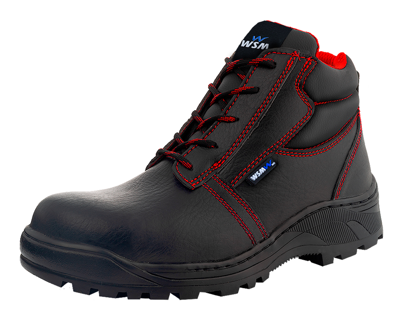 Foto 2 | Zapato De Seguridad Industrial Wsm 2958-mh Color Negro - Cómodo Y Dieléctrico