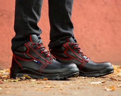Foto 3 | Zapato De Seguridad Industrial Wsm 2958-mh Color Negro - Cómodo Y Dieléctrico