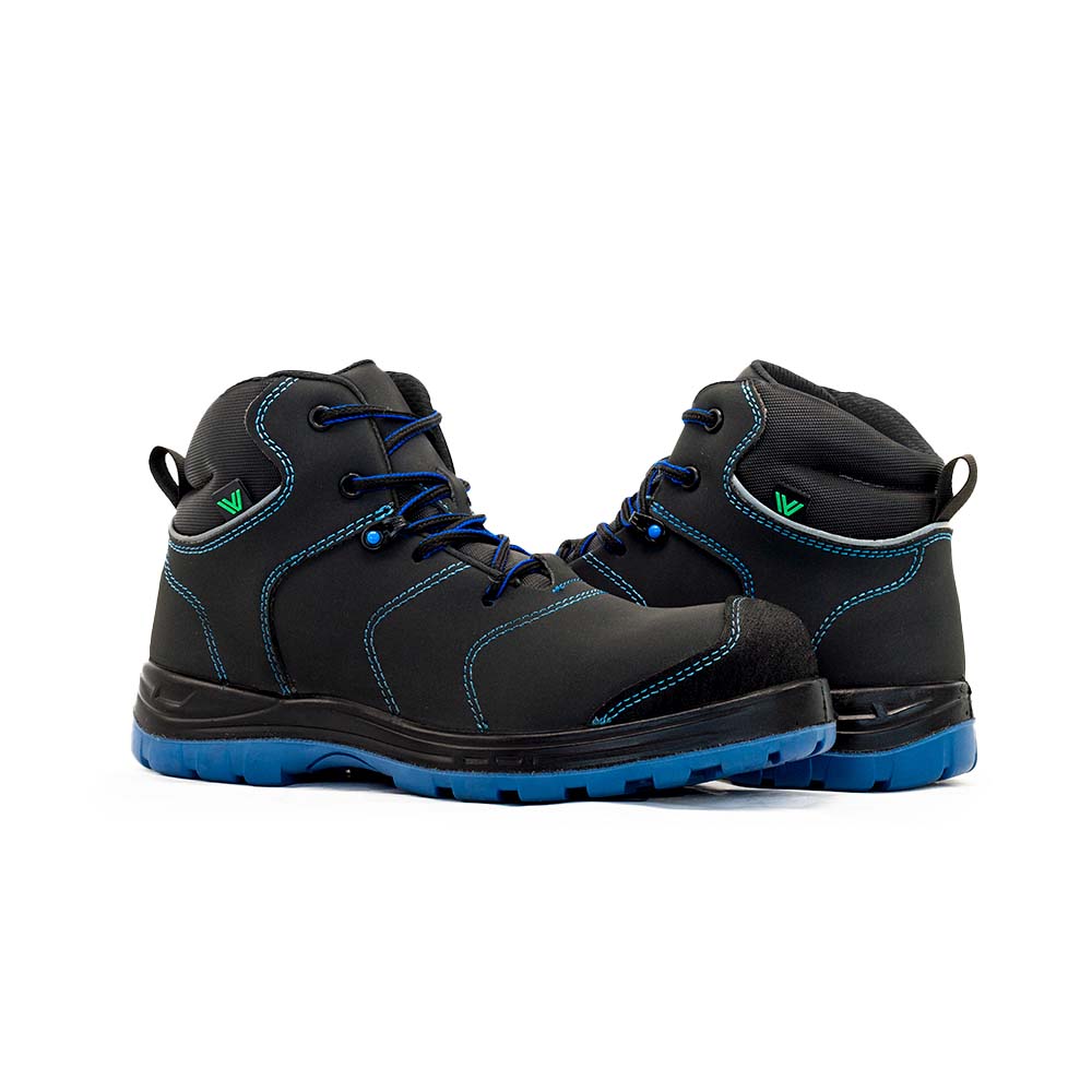 Foto 3 | Bota De Seguridad Vanvien Onne Azul De Plexofibra
