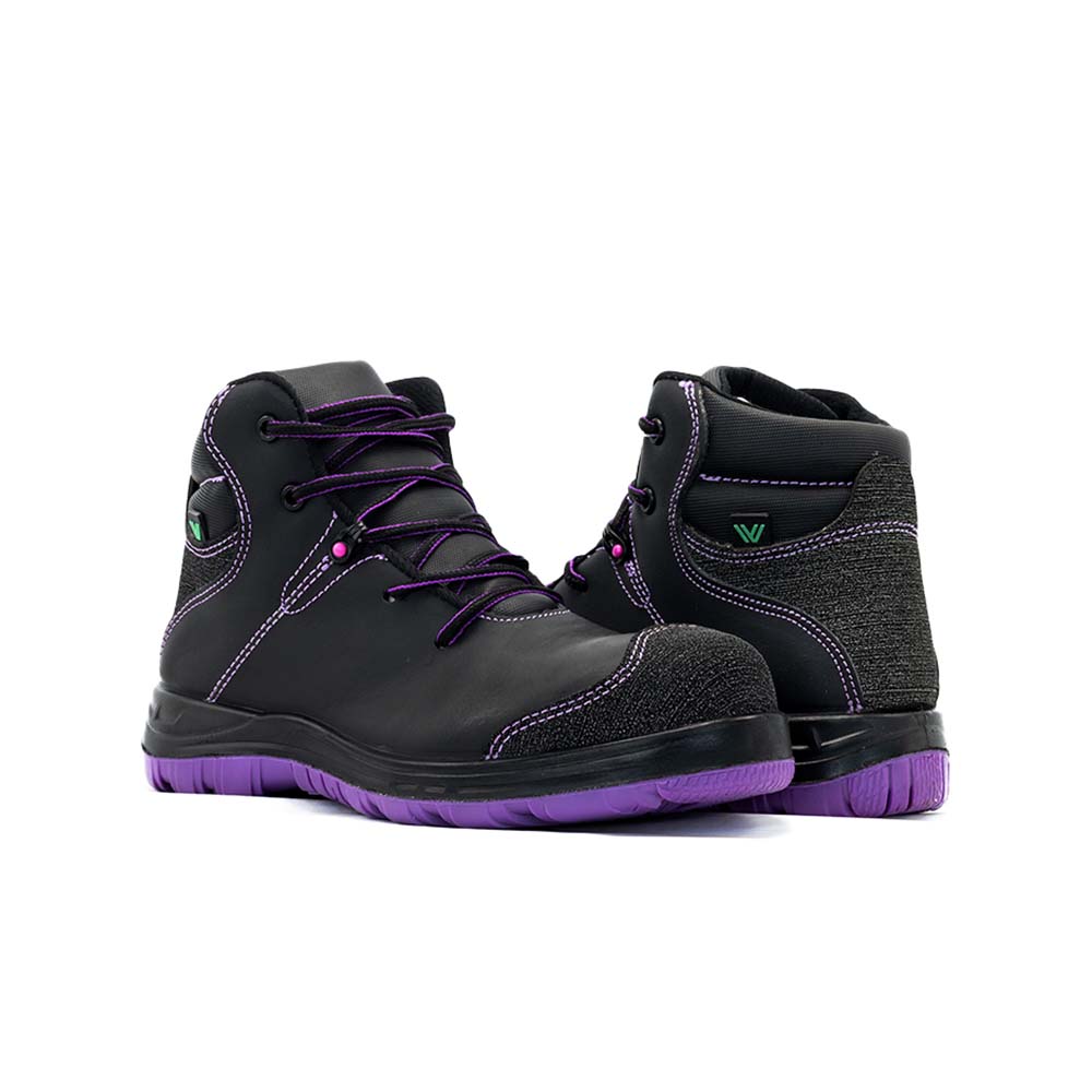 Foto 4 pulgar | Bota De Seguridad Vanvien Sx Lila De Plexofibra
