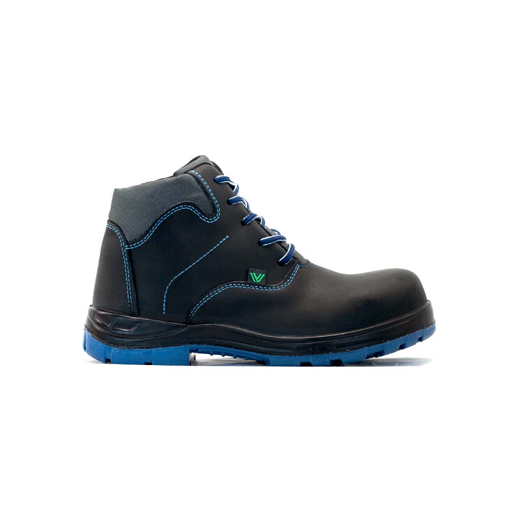 Bota de Seguridad Vanvien Intrepid INTKLN3D de Piel color Negro para Hombre