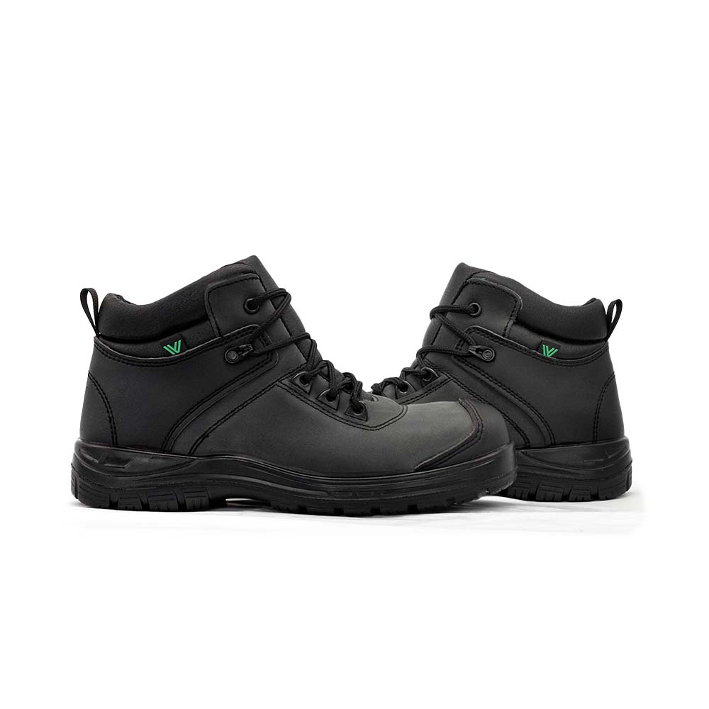 Foto 2 pulgar | Bota de Seguridad Vanvien Omega Omemkenud color Negro de Piel Encerada