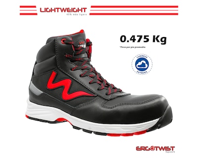 Foto 2 | Tenis de Seguridad y Trabajo WSM Torino Tex color Negro