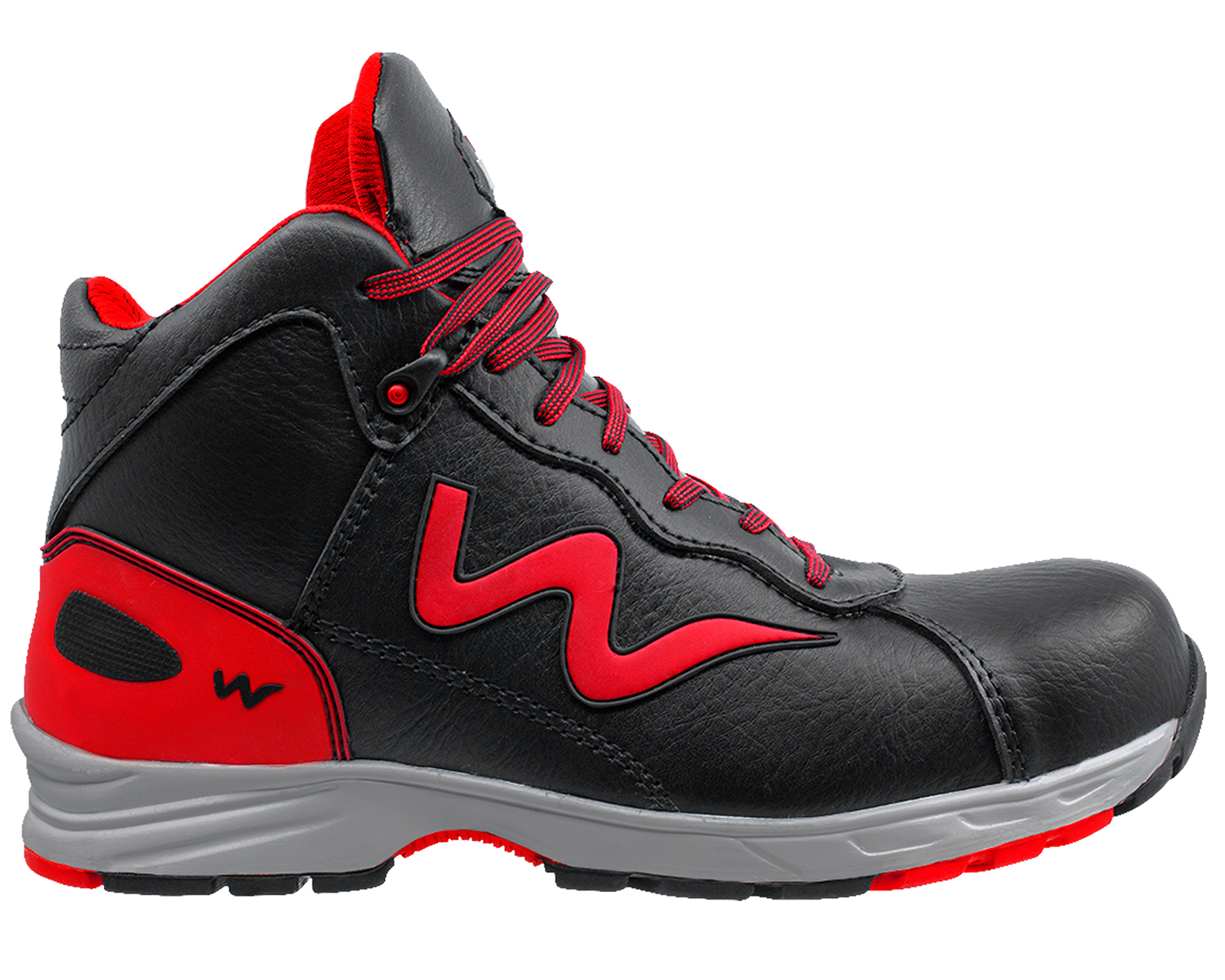 Tenis WSM Potenza color Negro de Seguridad y Trabajo Bota muy Ligera