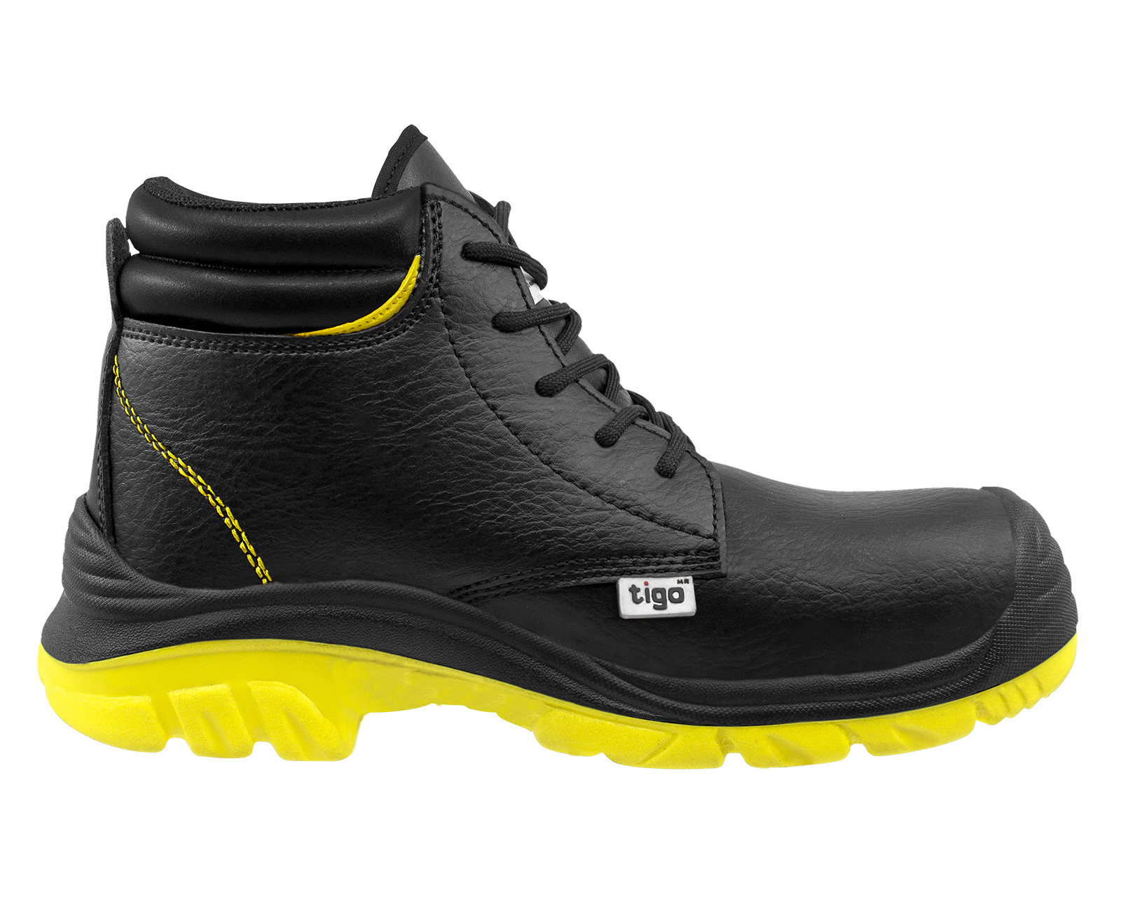 Zapato de Seguridad Tigo By Wsm 9005-mt Ergonómico y Muy Ligero color Negro