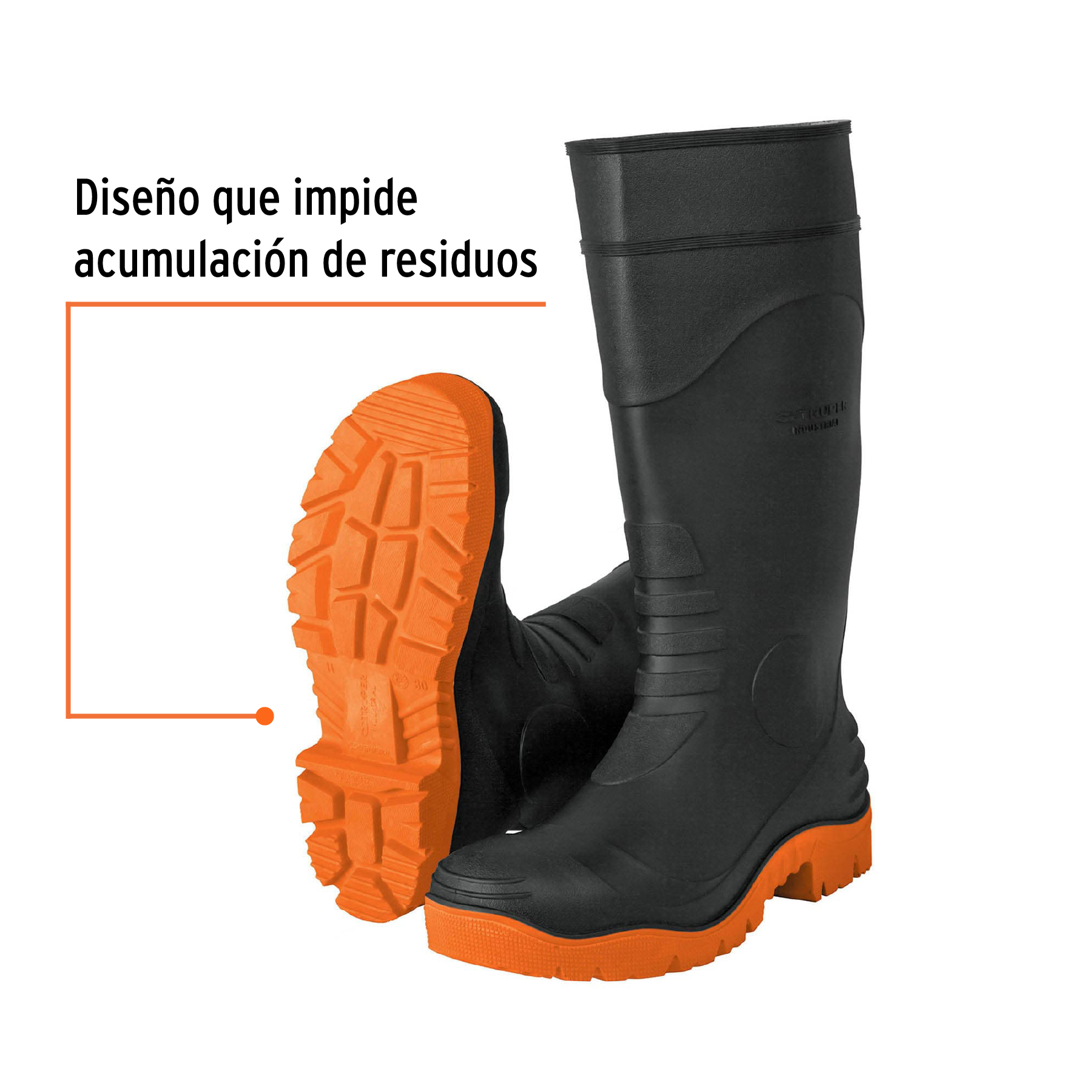 Foto 3 pulgar | Botas Sanitarias Truper T-26 Color Negro