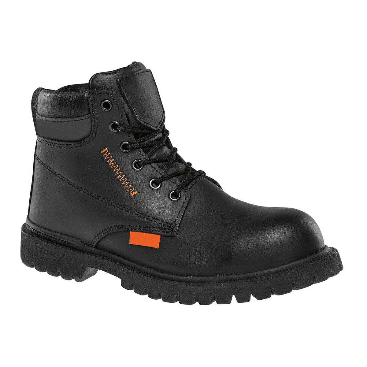 Bota Industrial de Piel RBBasics 63469 color Negro para Hombre