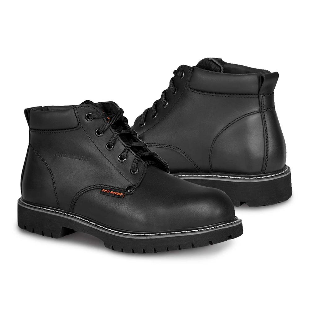 Foto 2 | Bota Hombre Industrial Botin Trabajo Pro Work 7202 Negro Negro