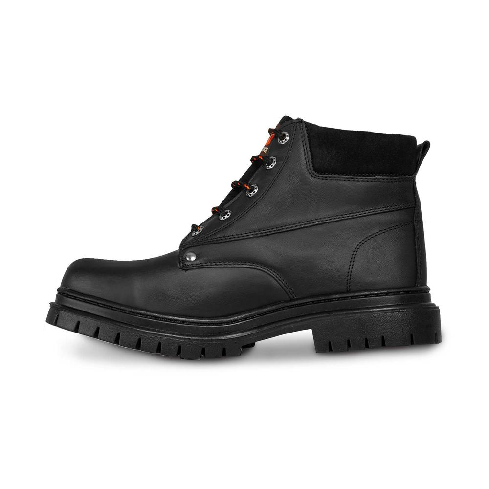 Foto 5 | Zapato Seguridad Botas Hombre Casquillo Industrial P45 Negro