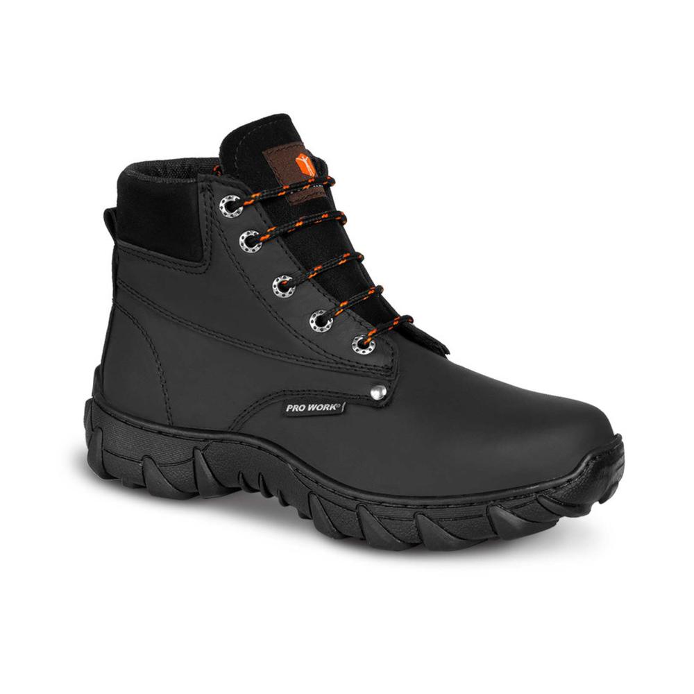 Foto 1 | Bota Tactica Mujer Casquillo Industrial Trabajo Botines Pd41 Color Negro