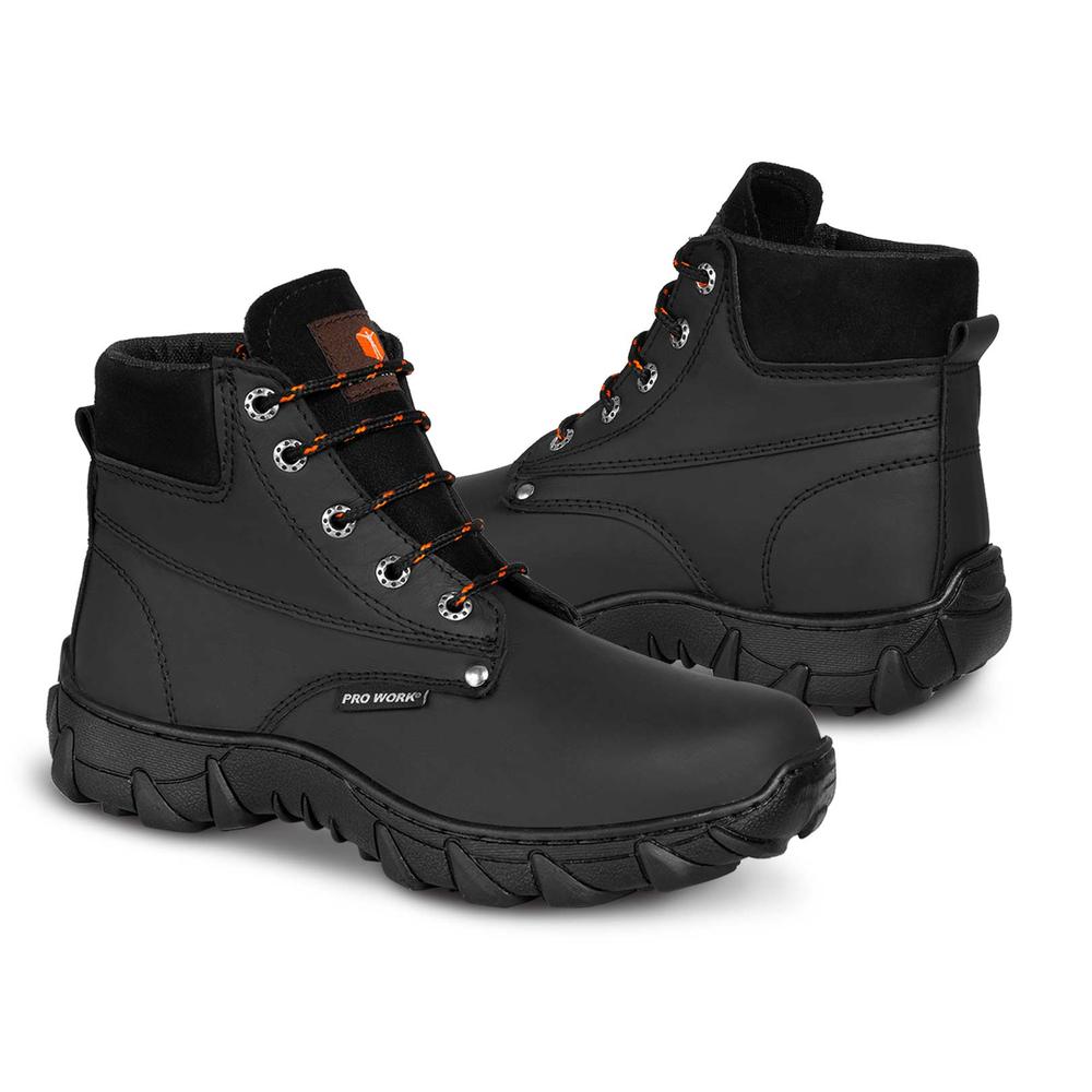 Foto 2 | Bota Tactica Mujer Casquillo Industrial Trabajo Botines Pd41 Color Negro
