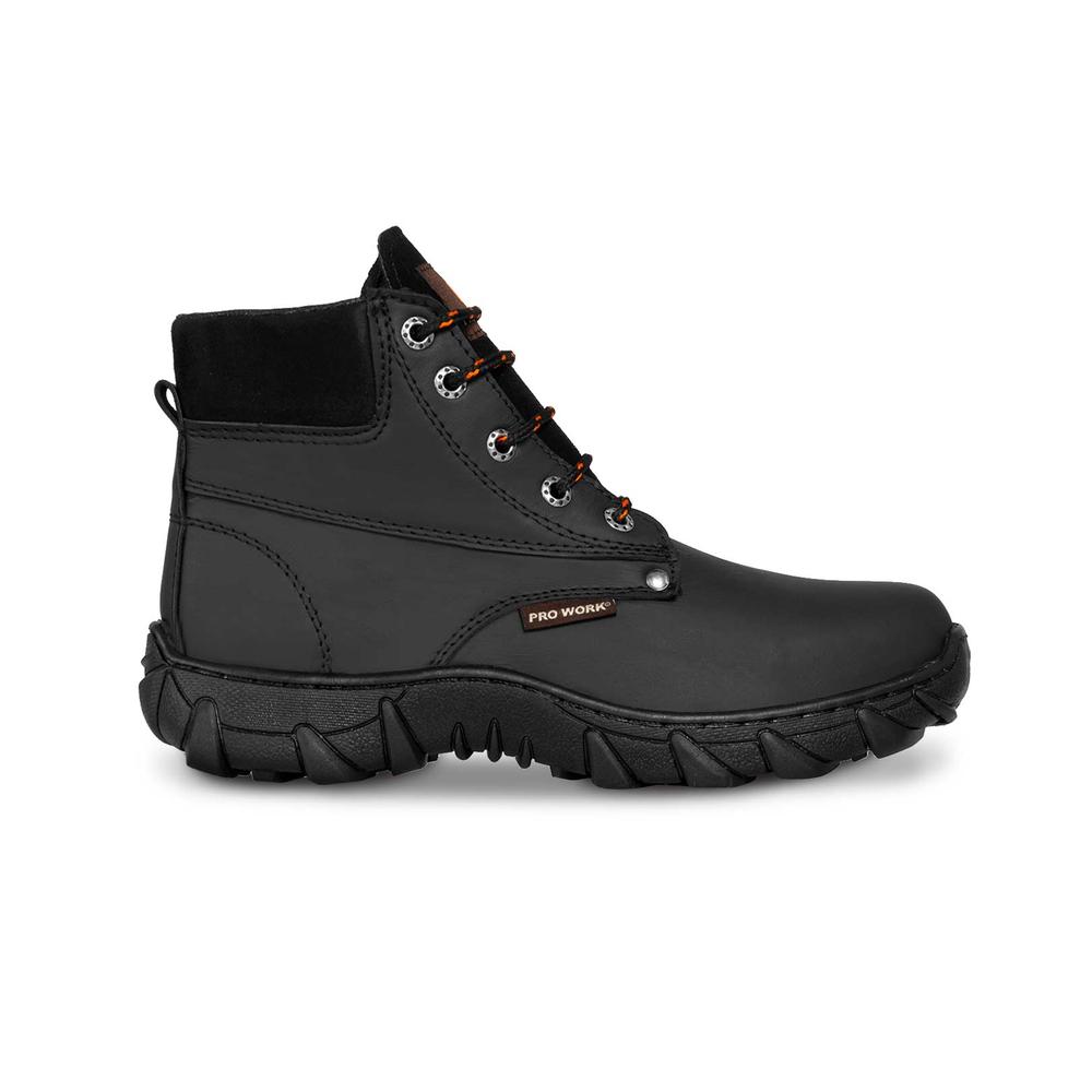 Foto 4 pulgar | Bota Tactica Mujer Casquillo Industrial Trabajo Botines Pd41 Color Negro