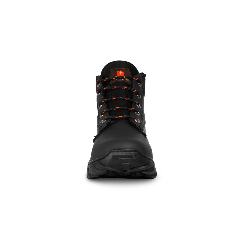 Foto 4 | Bota Tactica Mujer Casquillo Industrial Trabajo Botines Pd41 Color Negro