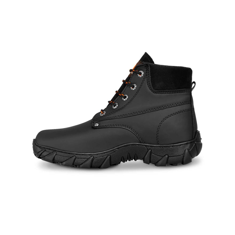 Foto 6 pulgar | Bota Tactica Mujer Casquillo Industrial Trabajo Botines Pd41 Color Negro