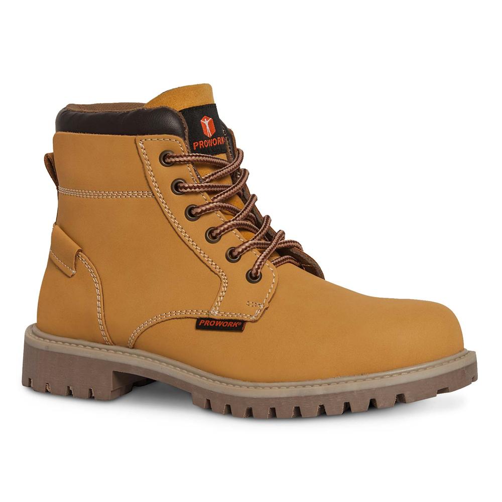 Foto 3 pulgar | Bota Hombre Trabajo Botin Industrial Tactica Vaquera P607 Amarillo