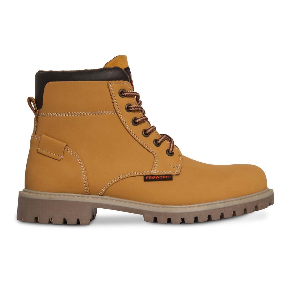 Foto 5 pulgar | Bota Hombre Trabajo Botin Industrial Tactica Vaquera P607 Amarillo