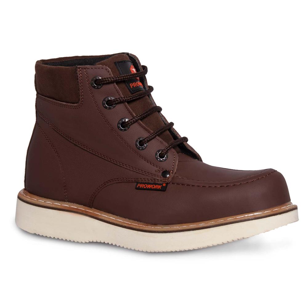 Bota Hombre Industrial Tactica Vaquera Trabajo Seguridad P07 Cafe