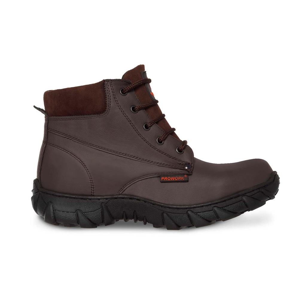 Foto 5 pulgar | Bota Hombre Industrial Tactica Trabajo Vaquera Seguridad P01 Cafe