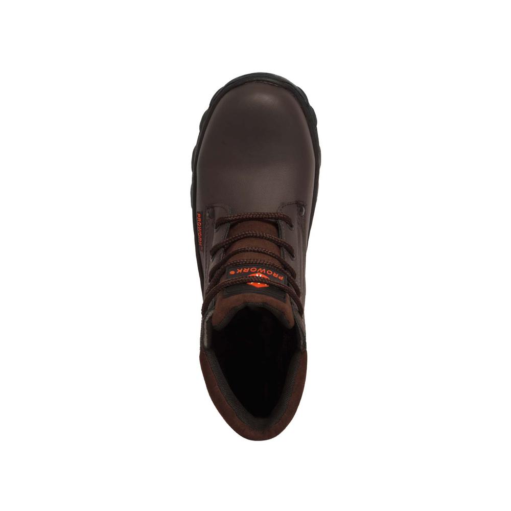 Foto 7 | Bota Hombre Industrial Tactica Trabajo Vaquera Seguridad P01 Cafe