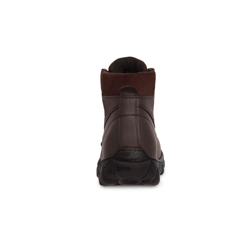 Foto 5 | Bota Trabajo Tactica Hombre Casquillo Industrial Botines P41 Cafe