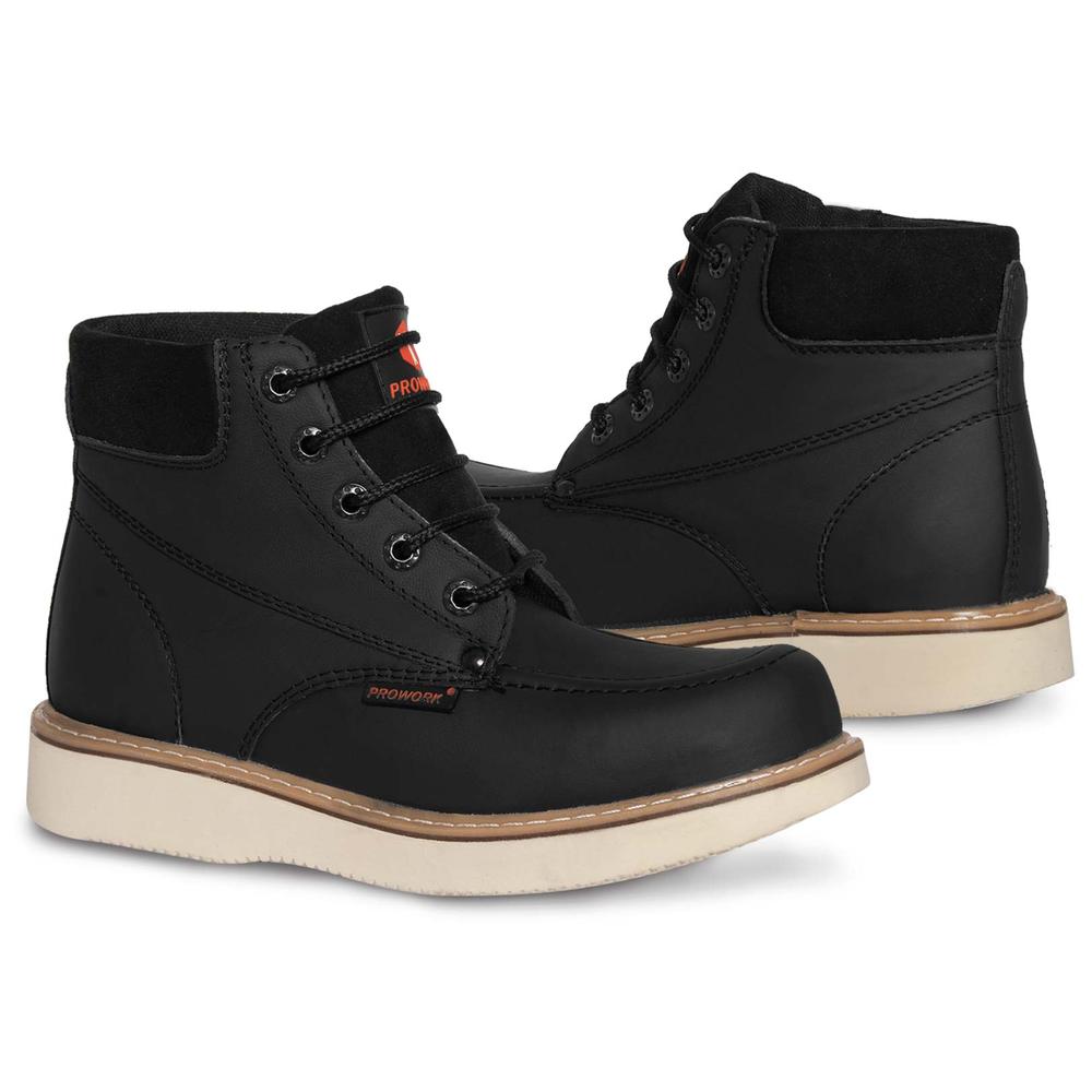 Foto 3 pulgar | Bota Hombre Industrial Tactica Trabajo Seguridad Vaquera P07 Color Negro