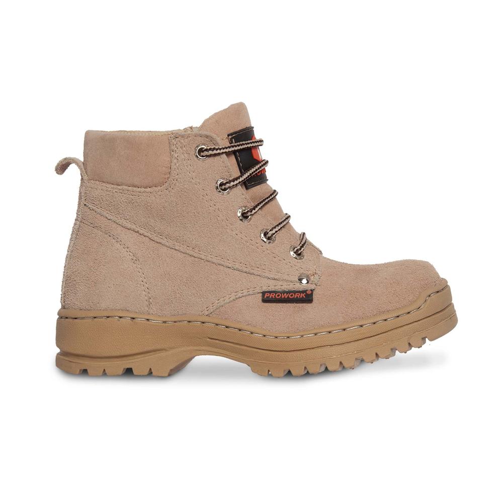 Foto 3 | Bota Mujer Industrial Tactica Trabajo Vaquera Seguridad P05 Beige