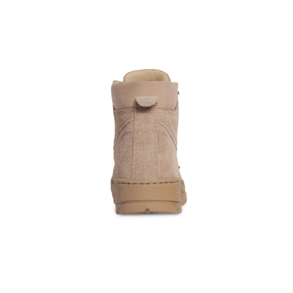 Foto 7 pulgar | Bota Mujer Industrial Tactica Trabajo Vaquera Seguridad P05 Beige