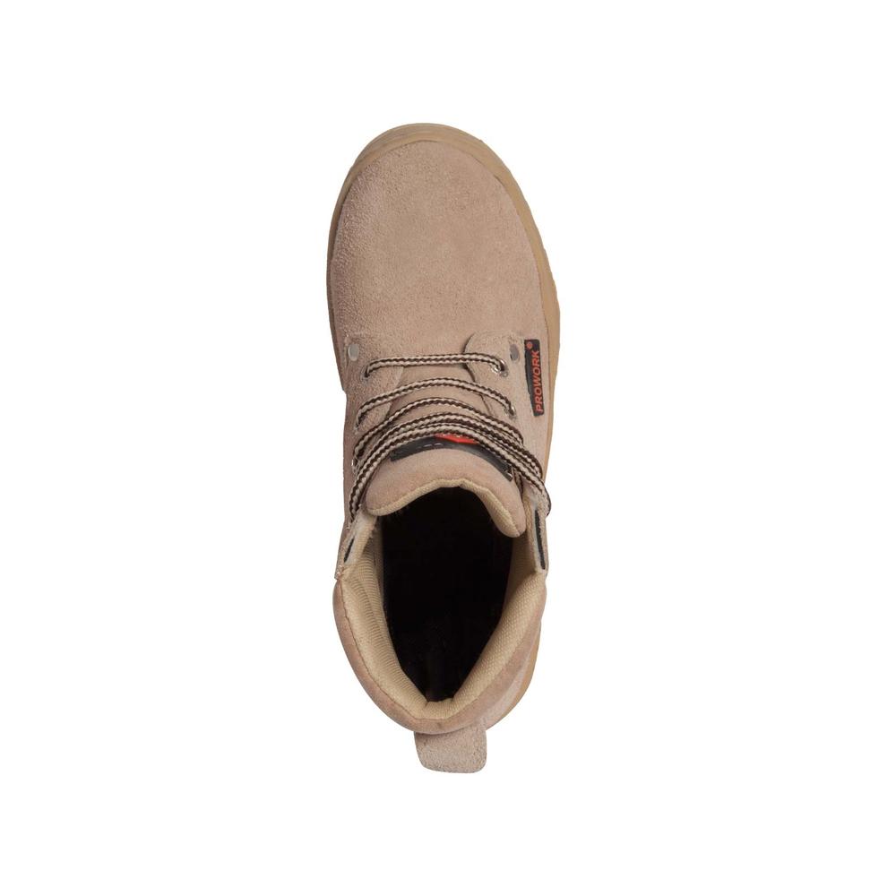 Foto 9 pulgar | Bota Mujer Industrial Tactica Trabajo Vaquera Seguridad P05 Beige