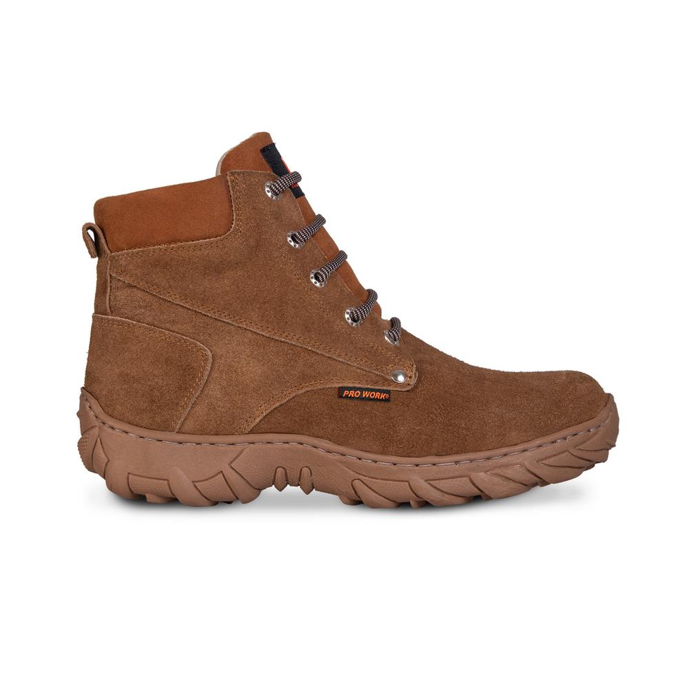 Foto 4 pulgar | Bota Tactica Hombre Militar Industrial Trabajo Botines P09 Cafe