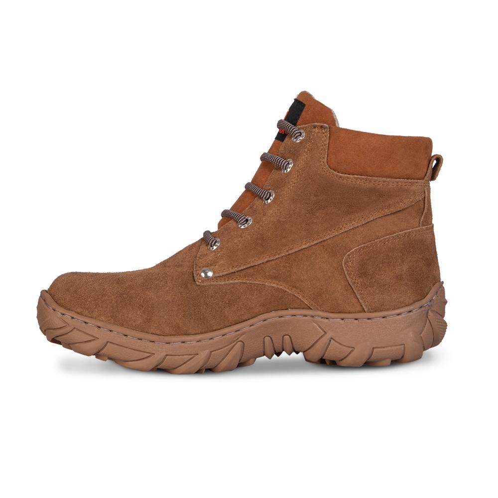 Foto 6 pulgar | Bota Tactica Hombre Militar Industrial Trabajo Botines P09 Cafe