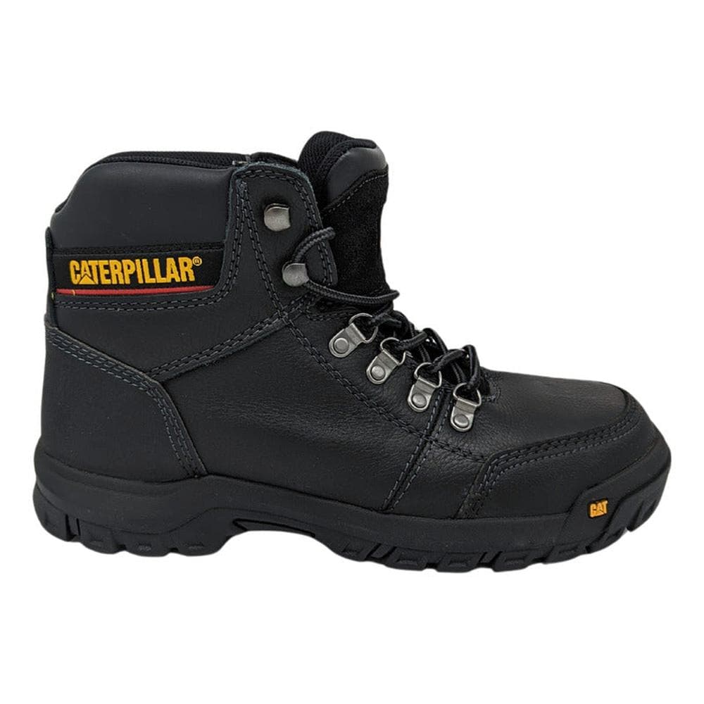 Bota caterpillar piel negra new arrivals