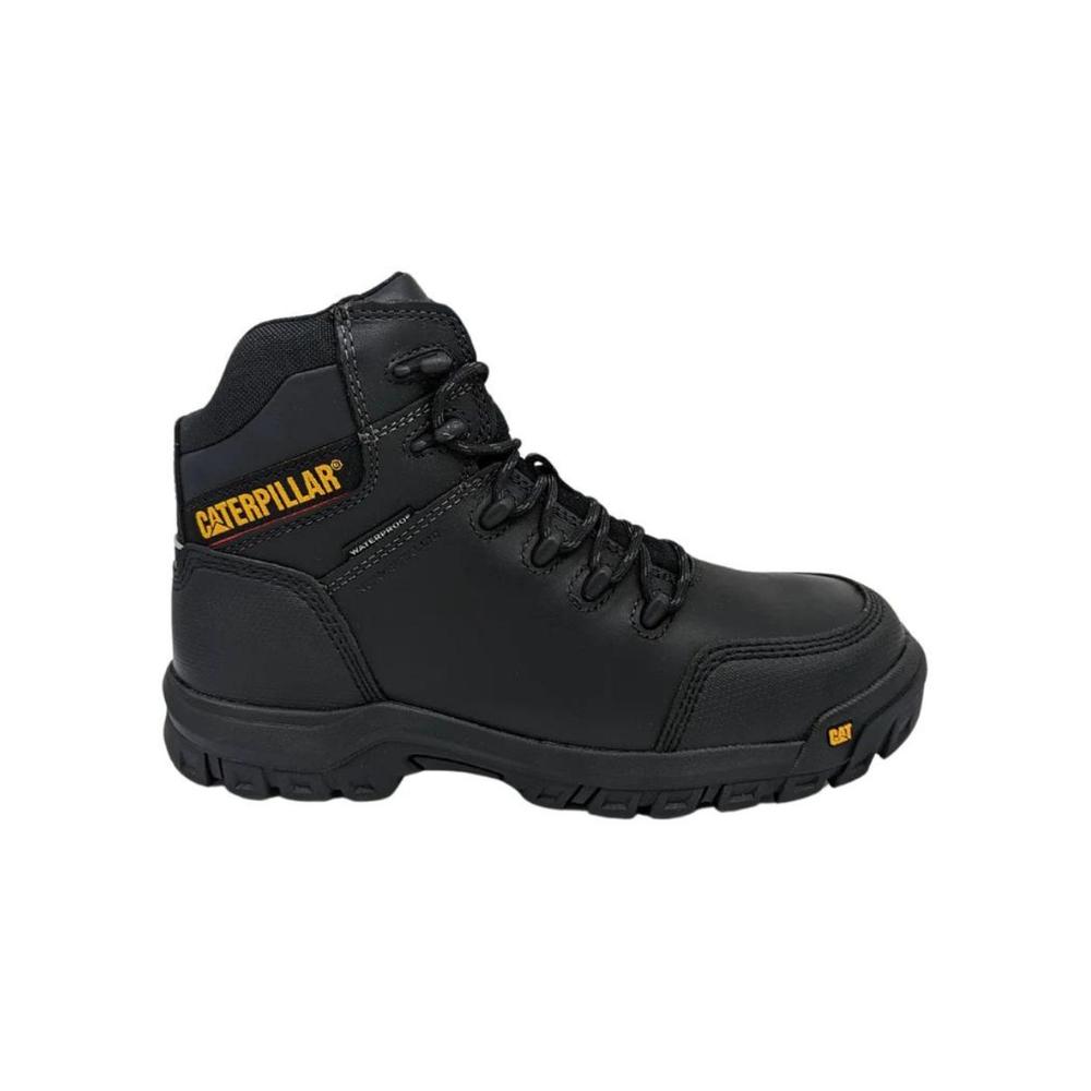 Botas Cat Piel Negras Resorption Ct Wp P90976 Negro Para Hombre