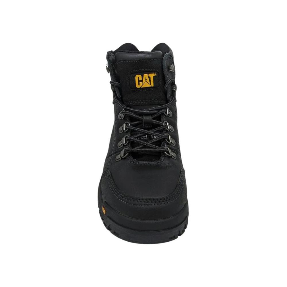 Foto 7 pulgar | Botas Cat Piel Negras Outline St P90800 Para Hombre Negro