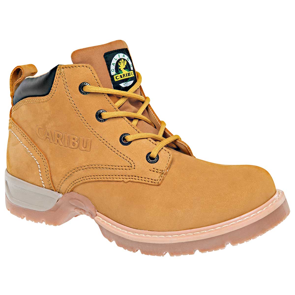 Zapato Industrial para Hombre Caribu Camel 62923-1