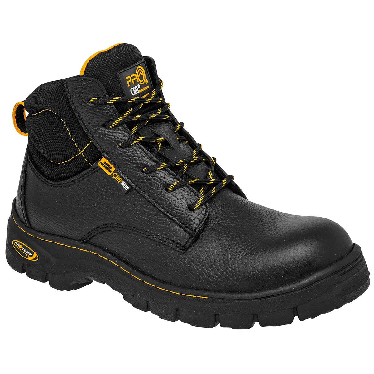 Foto 2 pulgar | Zapatos Industriales Cliff Negros para Hombre