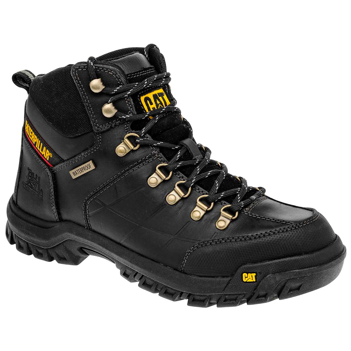 Foto 2 pulgar | Botas Industriales Caterpillar Negras para Hombre