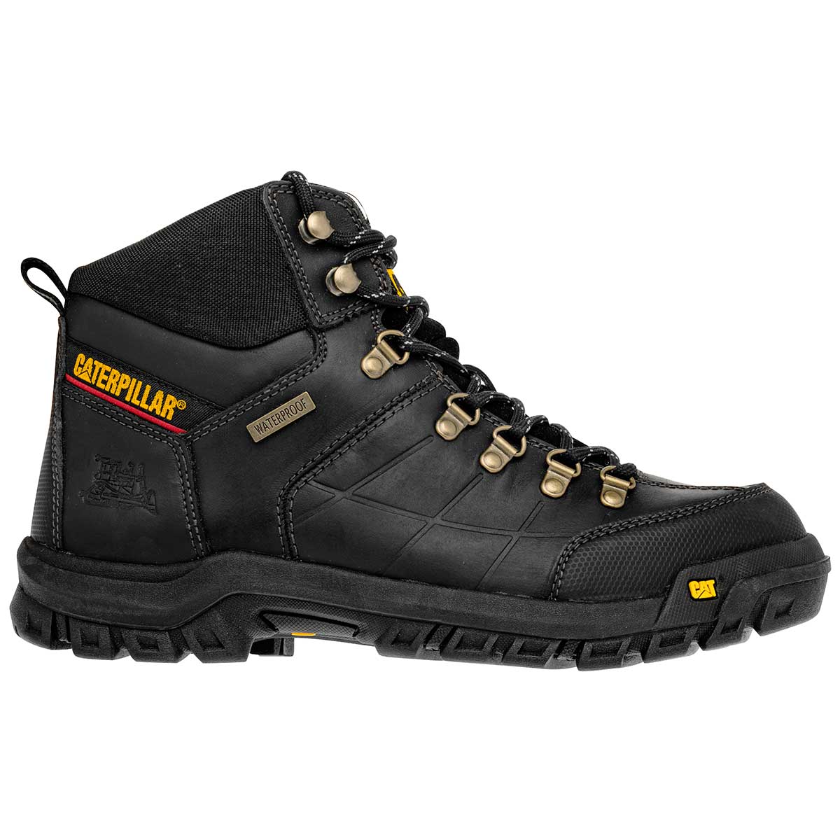 Foto 4 pulgar | Botas Industriales Caterpillar Negras para Hombre