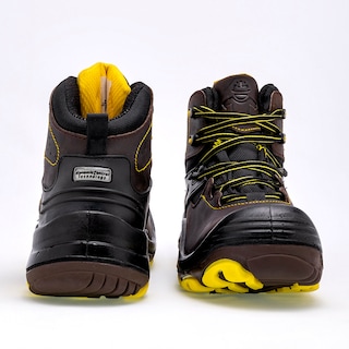 Foto 3 | Zapatos Industriales Pma Jjdr para Hombre Cafés