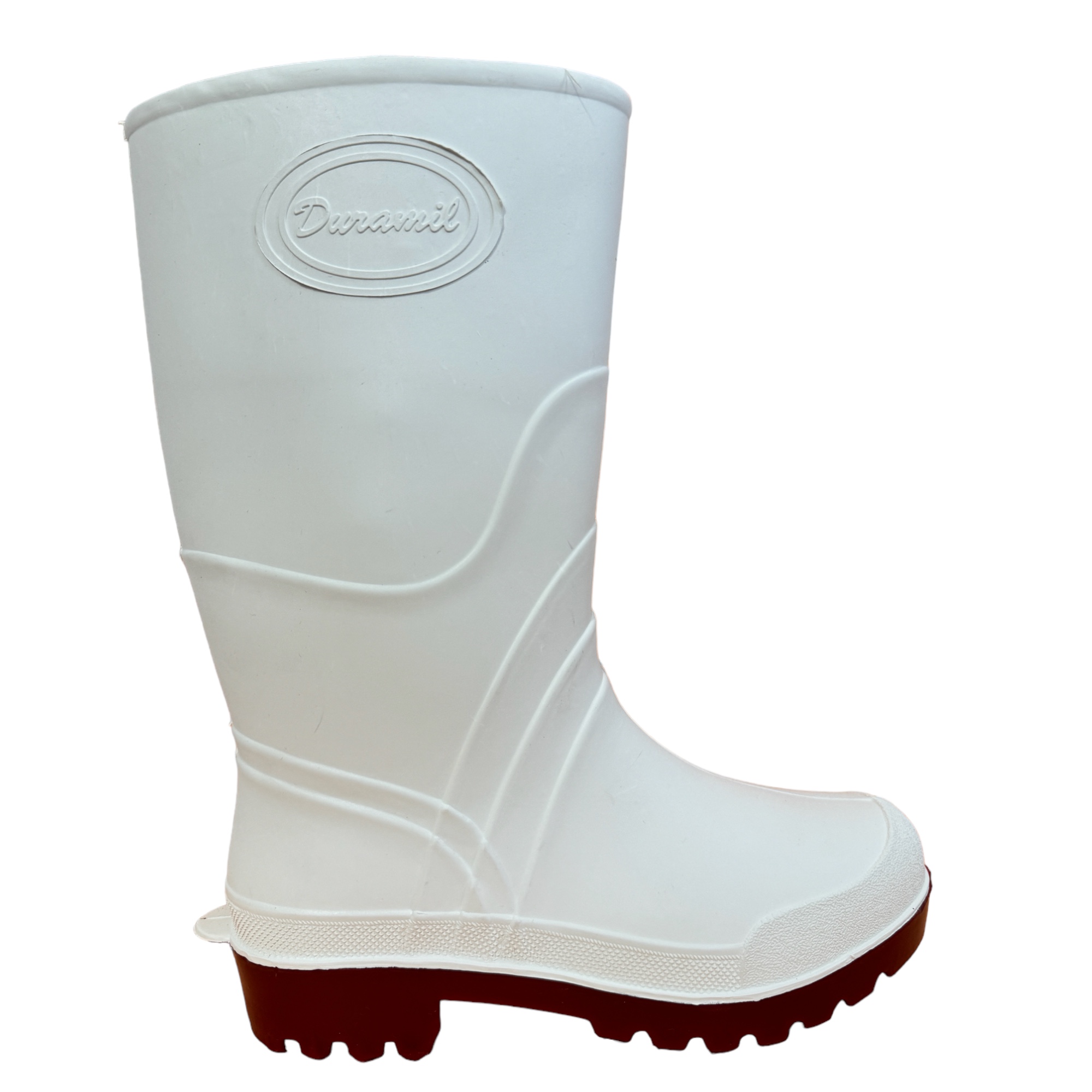 Bota Duramil Trueno Blanco/rojo