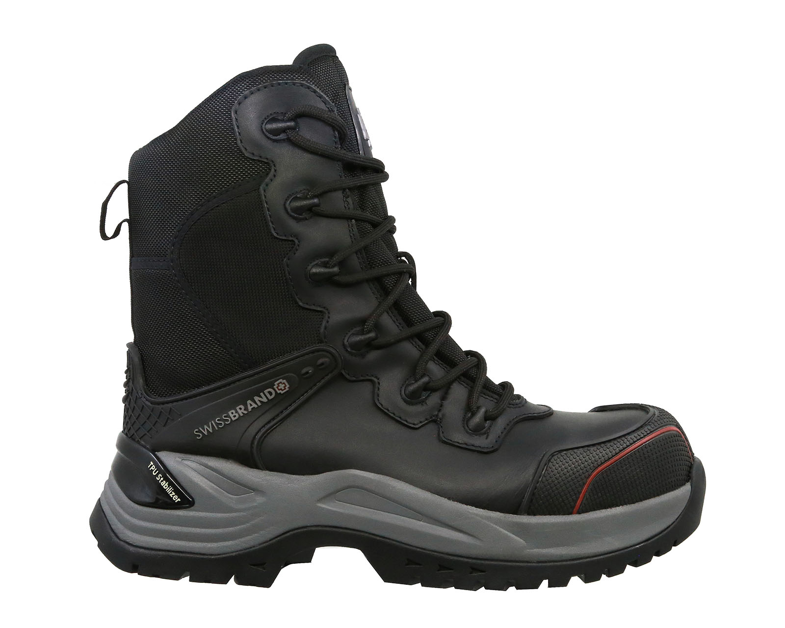 Foto 3 pulgar | Bota Industrial Swissbrand Worb 922 Negro Para Hombre