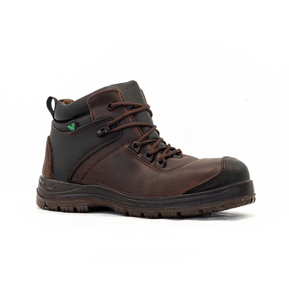Foto 3 pulgar | Bota De Seguridad Vanvien Omega Chocolate De Piel Encerada